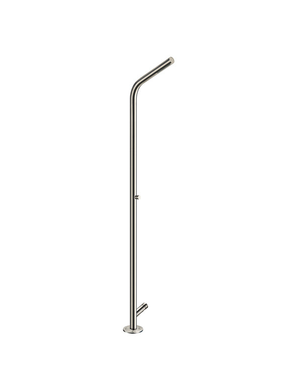 Outdoor/indoor floor mounted shower column