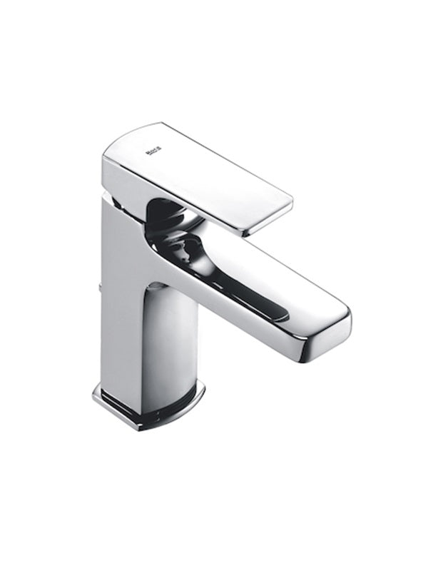 Single-lever basin mixer with pop-up waste