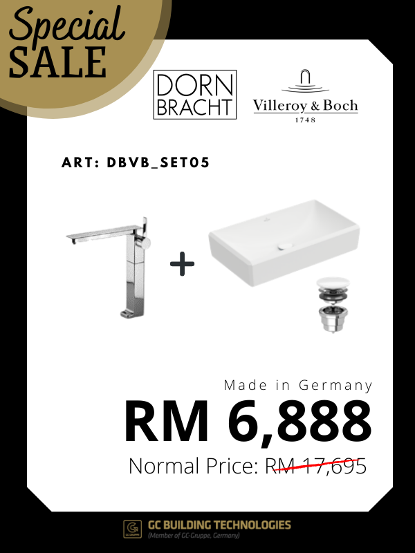 DBVB_SET05 - Basin Mixer & Washbasin