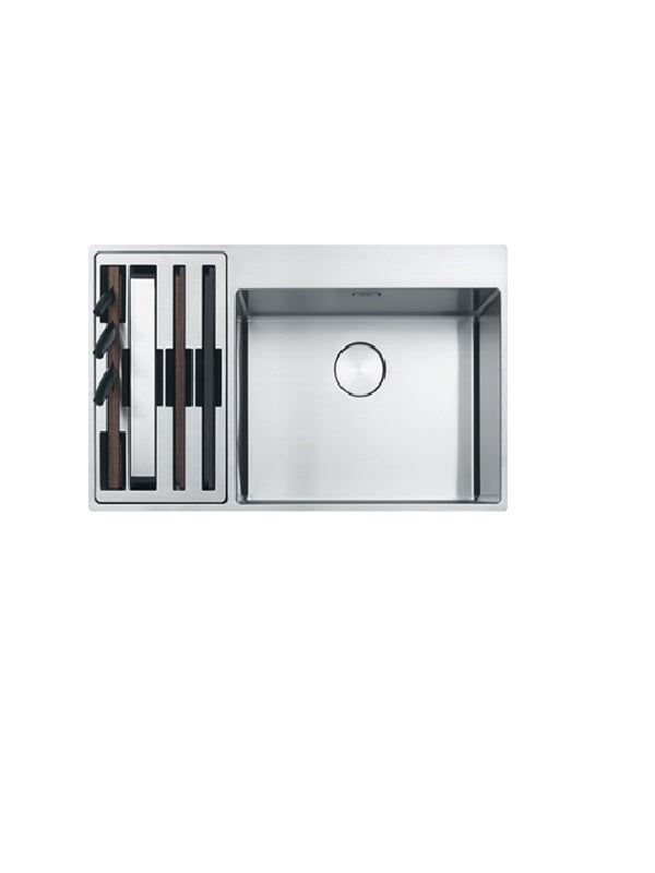 Stainless steel double bowl sink