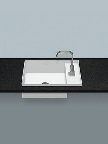 Built-in washbasin, rectangular