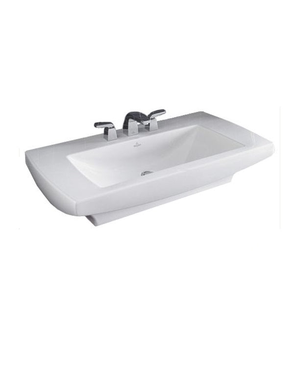 Surface-mounted washbasin, 750mm x 550mm