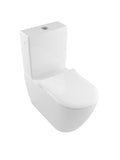 Washdown WC for close-coupled WC suite, rimless