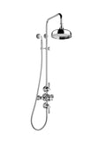 Exposed 1/2" thermostatic shower set - 2 flow controls